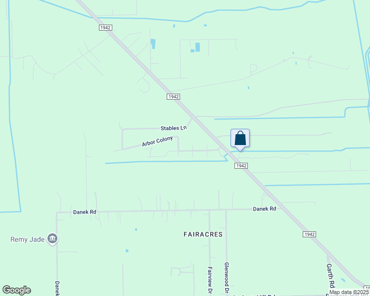 map of restaurants, bars, coffee shops, grocery stores, and more near 4211 Roving Meadows Lane in Crosby
