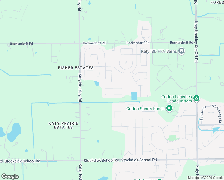 map of restaurants, bars, coffee shops, grocery stores, and more near 25707 Royal Catchfly Road in Katy