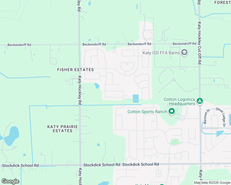 map of restaurants, bars, coffee shops, grocery stores, and more near 25707 Royal Catchfly Road in Katy