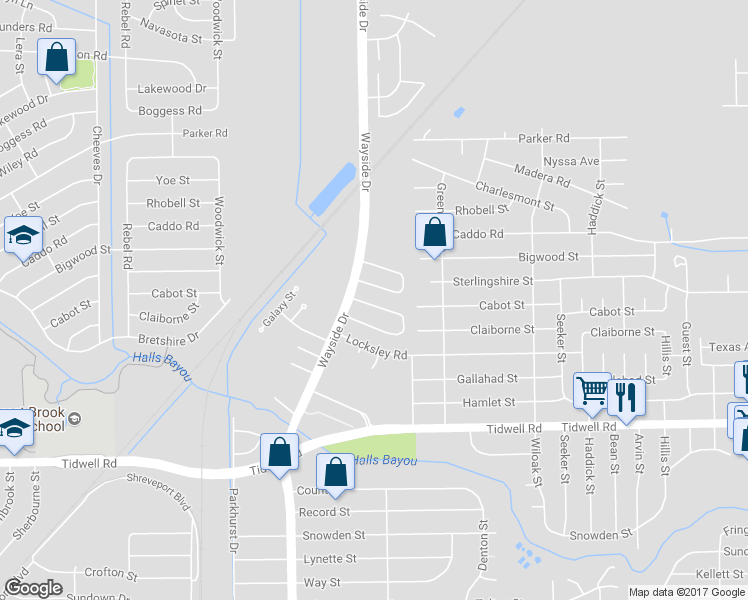 map of restaurants, bars, coffee shops, grocery stores, and more near 7919 Cabot Street in Houston