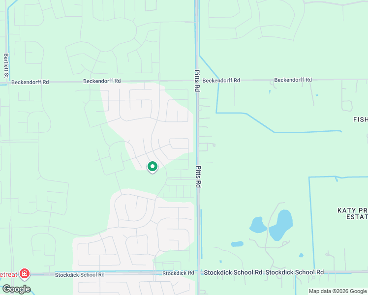 map of restaurants, bars, coffee shops, grocery stores, and more near 5730-5740 Pitts Road in Katy