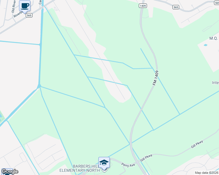 map of restaurants, bars, coffee shops, grocery stores, and more near 11417 Sunnyside Drive in Mont Belvieu