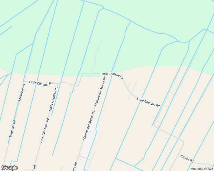 map of restaurants, bars, coffee shops, grocery stores, and more near 700-898 Manchester Manor Road in Thibodaux