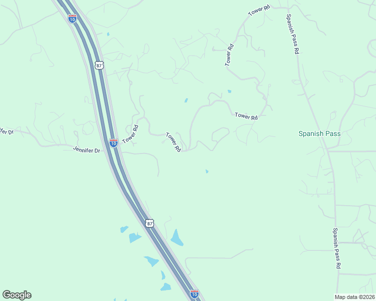 map of restaurants, bars, coffee shops, grocery stores, and more near 22 Tower Road in Boerne