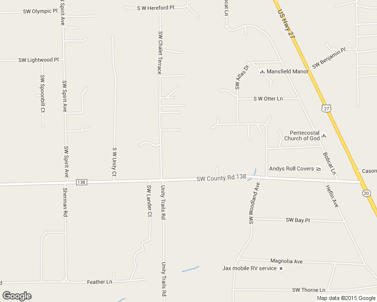 map of restaurants, bars, coffee shops, grocery stores, and more near 841 Southwest Chalet Terrace in Fort White