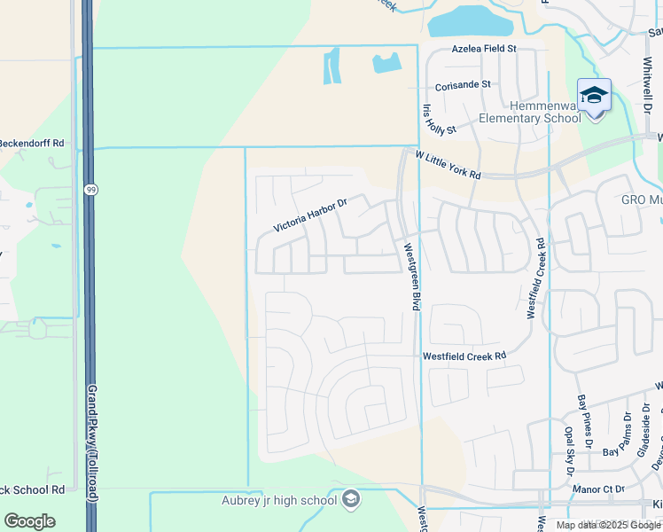 map of restaurants, bars, coffee shops, grocery stores, and more near 5414 Tindarey Bluff Trail in Katy