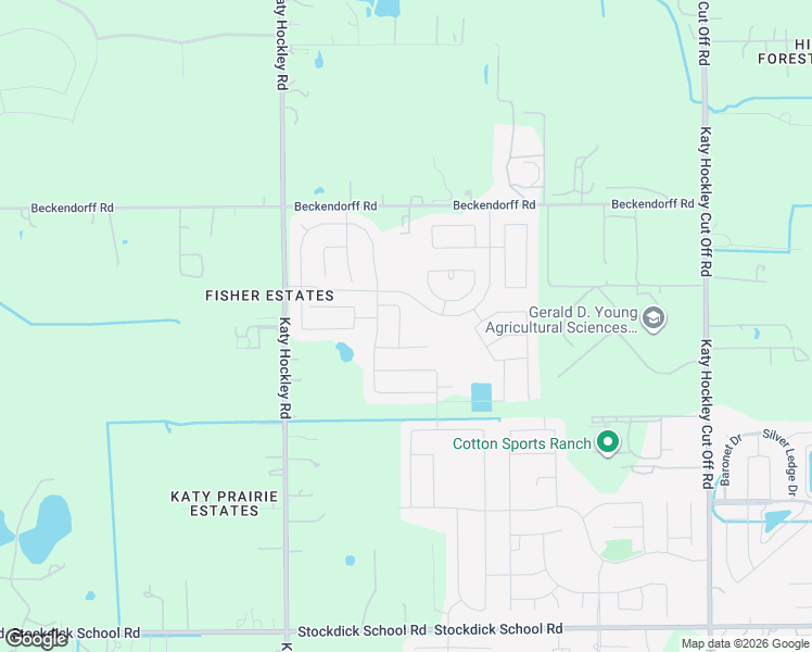 map of restaurants, bars, coffee shops, grocery stores, and more near 5722 Pampus Prairie Road in Katy
