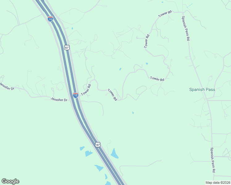 map of restaurants, bars, coffee shops, grocery stores, and more near 22 Tower Road in Boerne