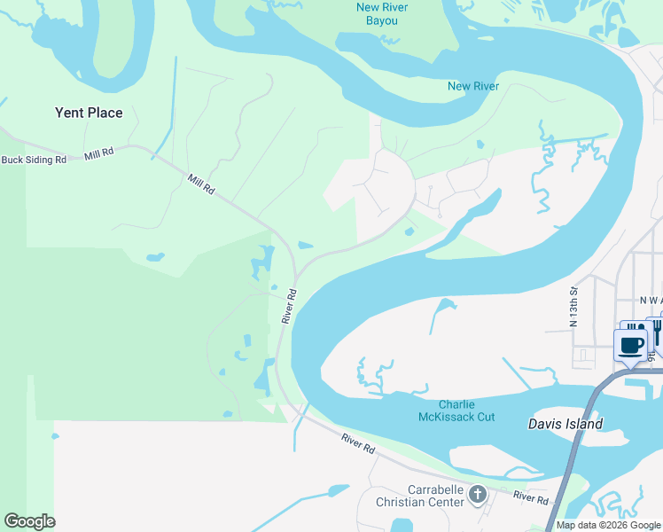 map of restaurants, bars, coffee shops, grocery stores, and more near 387 River Road in Carrabelle