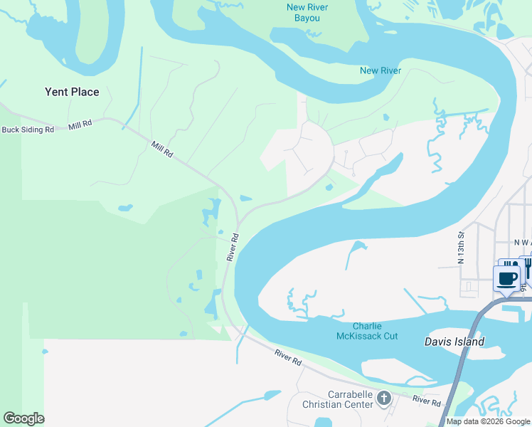 map of restaurants, bars, coffee shops, grocery stores, and more near 387 River Road in Carrabelle