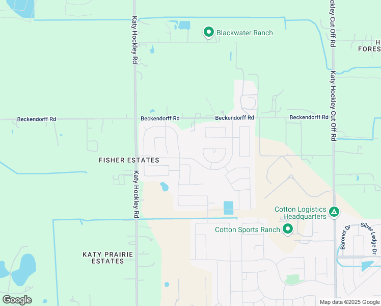 map of restaurants, bars, coffee shops, grocery stores, and more near 5825 Hedwig Hill Lane in Katy