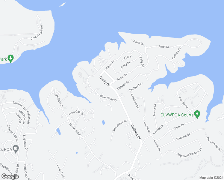map of restaurants, bars, coffee shops, grocery stores, and more near 135 Cindy Drive in Canyon Lake