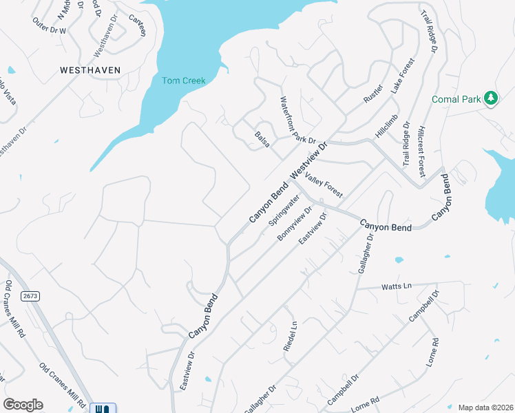 map of restaurants, bars, coffee shops, grocery stores, and more near 1630 Bella Vista in Canyon Lake