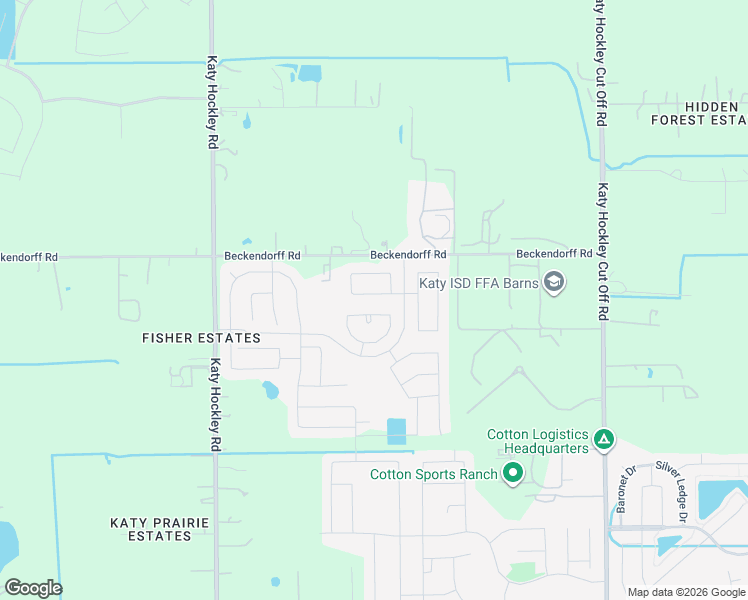 map of restaurants, bars, coffee shops, grocery stores, and more near 25539 Burnett Ranch Lane in Katy