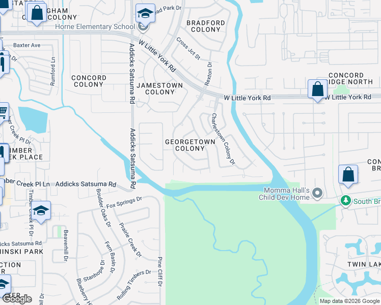 map of restaurants, bars, coffee shops, grocery stores, and more near 5710 South Magazine Circle in Houston
