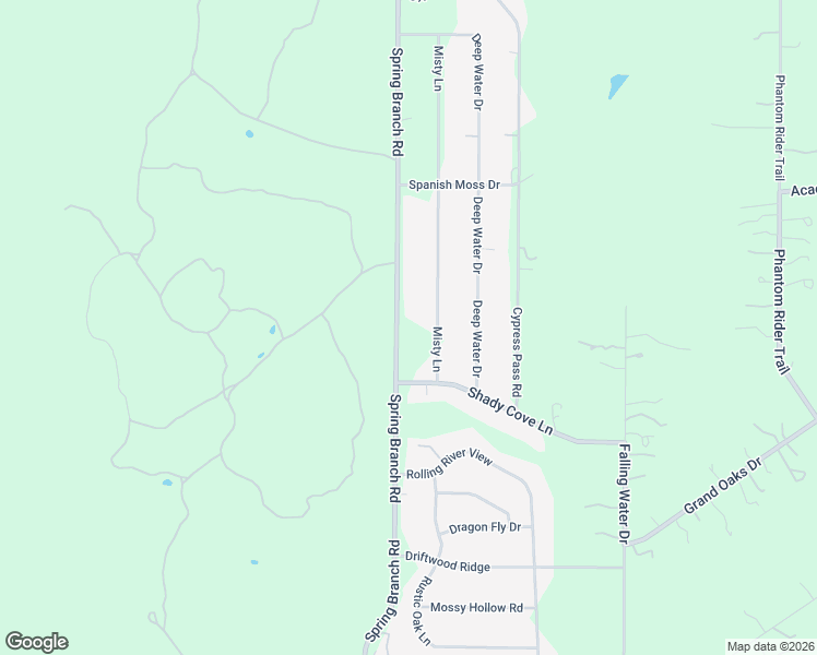 map of restaurants, bars, coffee shops, grocery stores, and more near 5030 Spring Branch Road in Spring Branch