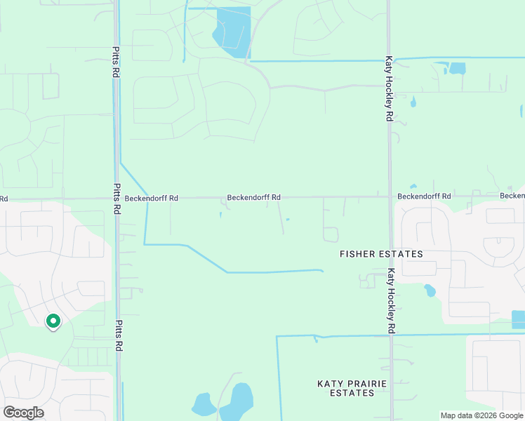 map of restaurants, bars, coffee shops, grocery stores, and more near 26407 Beckendorff Road in Katy