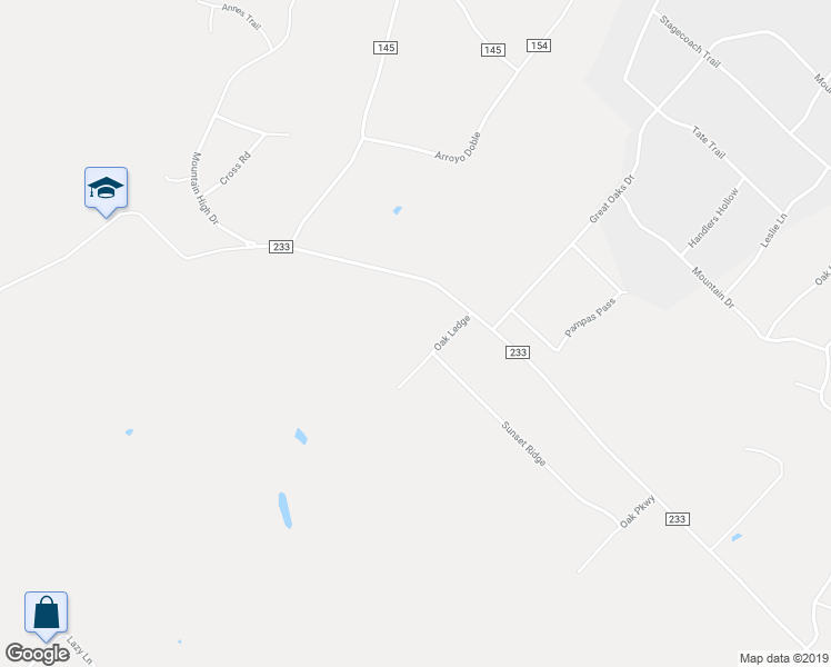 map of restaurants, bars, coffee shops, grocery stores, and more near 3050 Oak Ledge in San Marcos