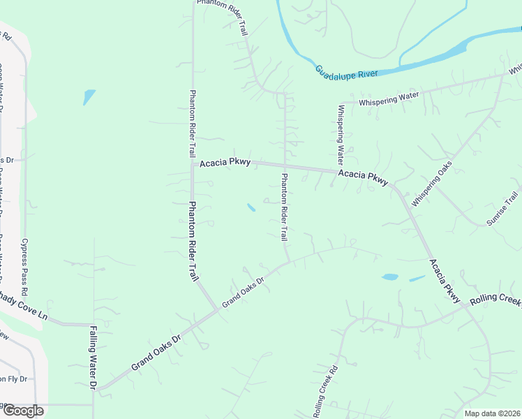 map of restaurants, bars, coffee shops, grocery stores, and more near 2066 Phantom Rider Trail in Spring Branch