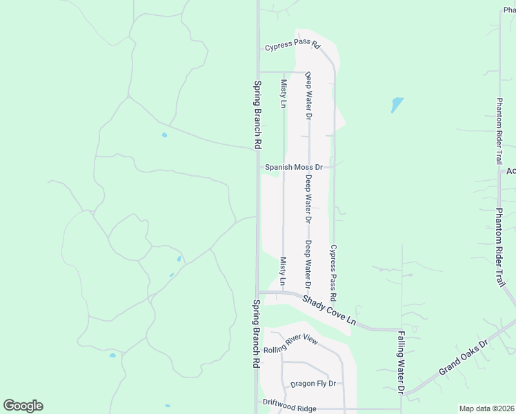 map of restaurants, bars, coffee shops, grocery stores, and more near 5250 Spring Branch Road in Spring Branch