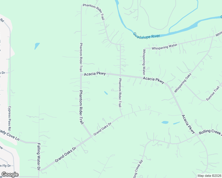 map of restaurants, bars, coffee shops, grocery stores, and more near 2066 Phantom Rider Trail in Spring Branch