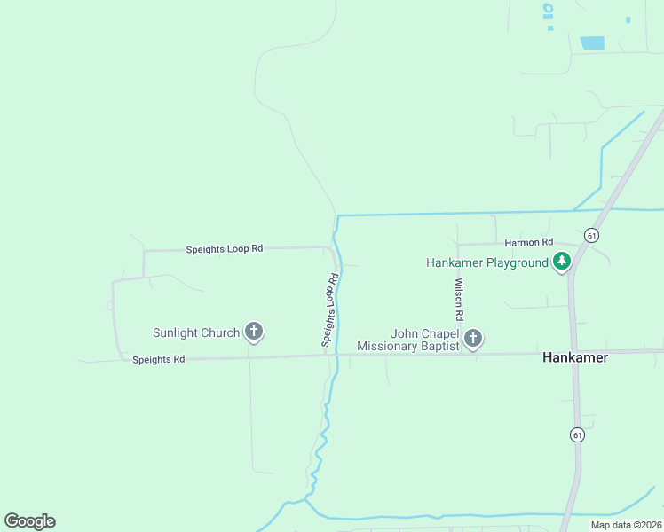 map of restaurants, bars, coffee shops, grocery stores, and more near 325 Speights Loop Road in Hankamer