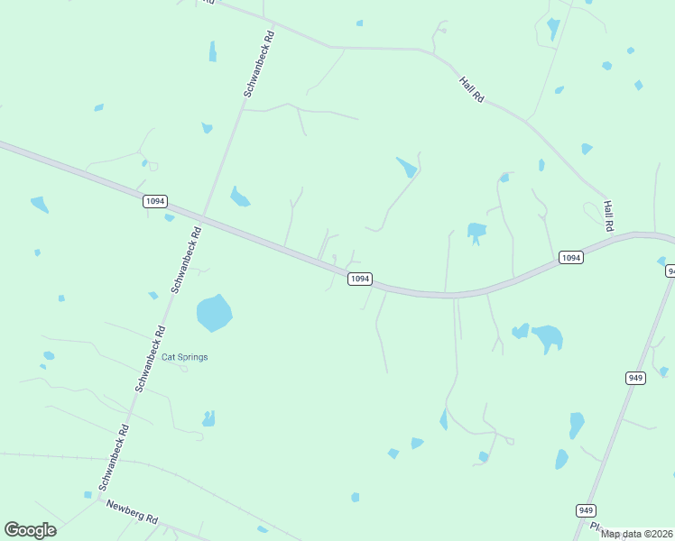 map of restaurants, bars, coffee shops, grocery stores, and more near 13842 Farm to Market Road 1094 in Cat Spring