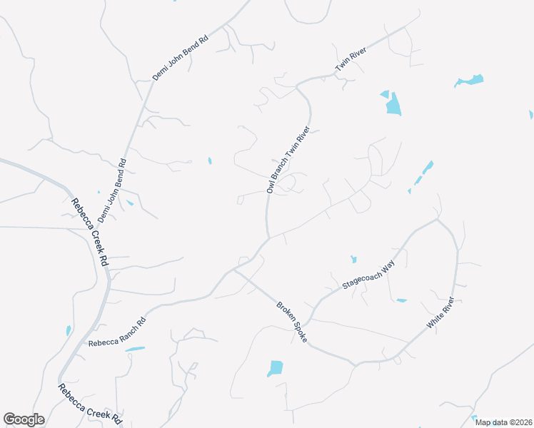 map of restaurants, bars, coffee shops, grocery stores, and more near Owl Branch Twin River in Canyon Lake