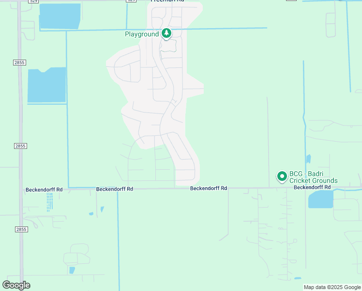 map of restaurants, bars, coffee shops, grocery stores, and more near 29093 Beckendorff Road in Katy