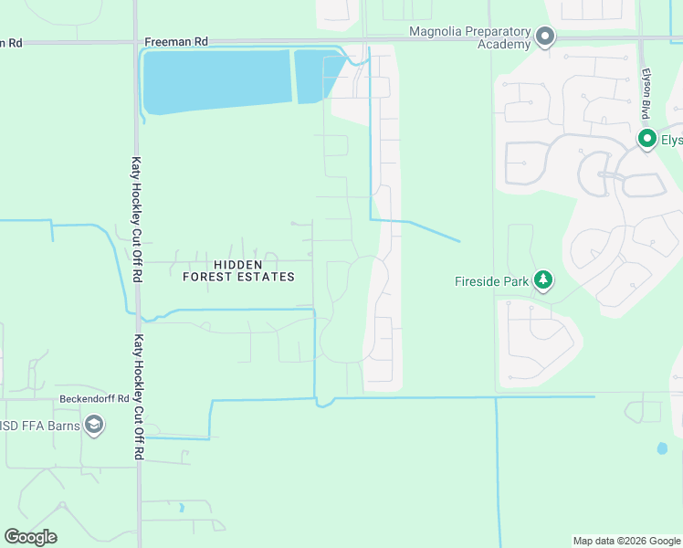 map of restaurants, bars, coffee shops, grocery stores, and more near 6327 Cambrai Wood Lane in Katy