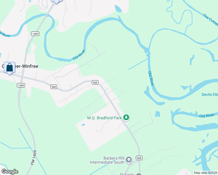 map of restaurants, bars, coffee shops, grocery stores, and more near 5935 Farm-to-Market 565 in Cove