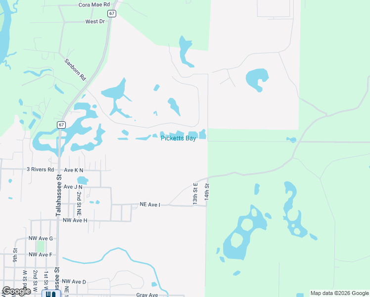 map of restaurants, bars, coffee shops, grocery stores, and more near 220 Baywood Drive in Carrabelle