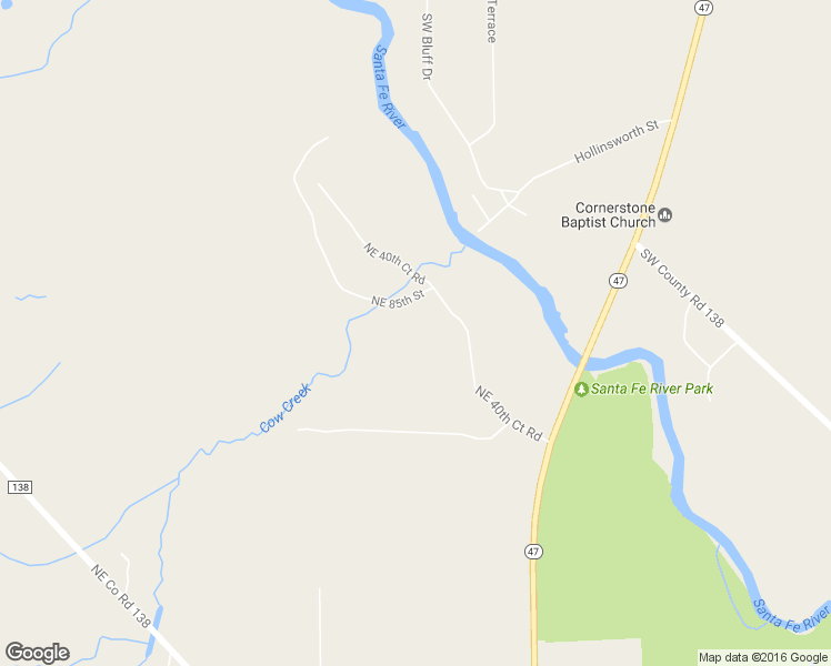 map of restaurants, bars, coffee shops, grocery stores, and more near 8769 Northeast 40th Court Road in High Springs