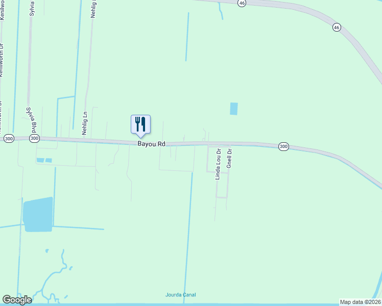 map of restaurants, bars, coffee shops, grocery stores, and more near 2915 Bayou Road in Saint Bernard