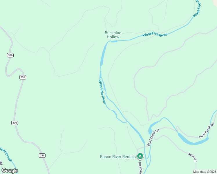 map of restaurants, bars, coffee shops, grocery stores, and more near 2269 Old Rocksprings Road in Leakey