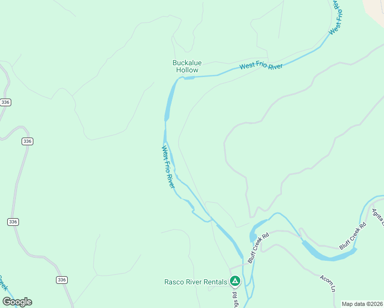 map of restaurants, bars, coffee shops, grocery stores, and more near 2269 Old Rocksprings Road in Leakey