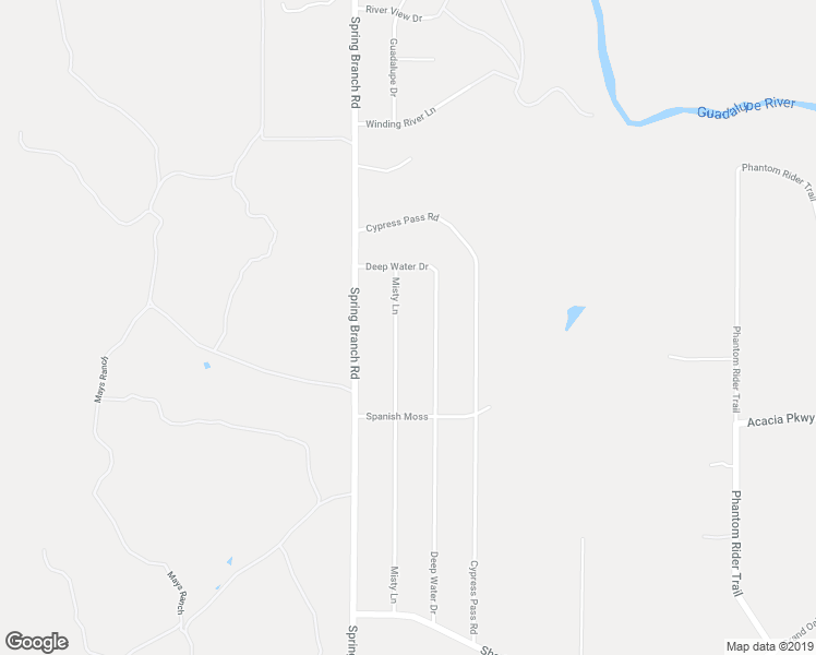 map of restaurants, bars, coffee shops, grocery stores, and more near 845 Misty Lane in Spring Branch