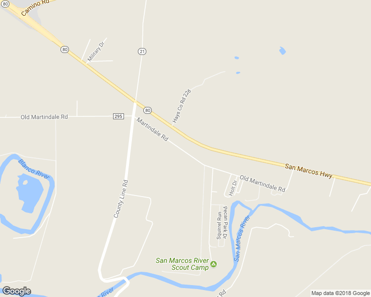 map of restaurants, bars, coffee shops, grocery stores, and more near 688 Martindale Road in San Marcos