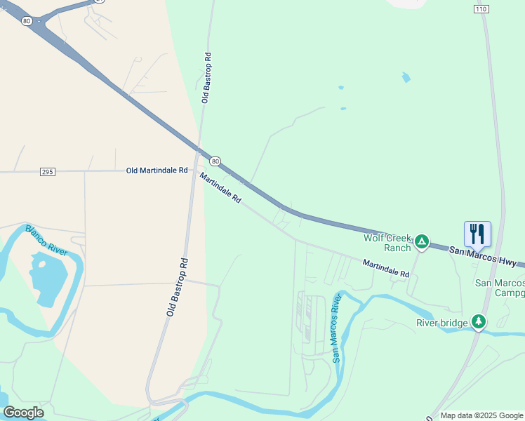 map of restaurants, bars, coffee shops, grocery stores, and more near 20115 San Marcos Highway in San Marcos