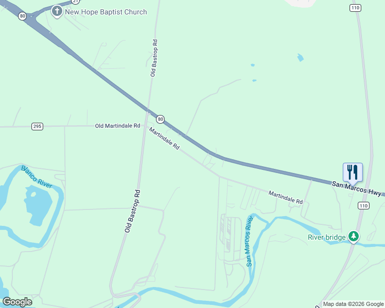 map of restaurants, bars, coffee shops, grocery stores, and more near 1902 San Marcos Highway in San Marcos