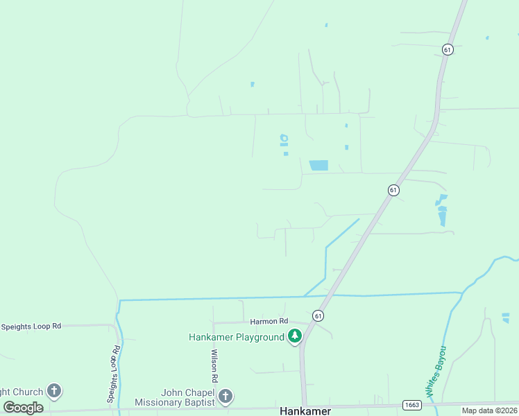 map of restaurants, bars, coffee shops, grocery stores, and more near 459 Abshire Road in Hankamer