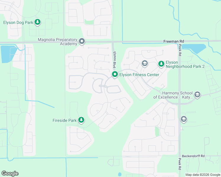 map of restaurants, bars, coffee shops, grocery stores, and more near 23619 Dovetail Meadow Lane in Katy