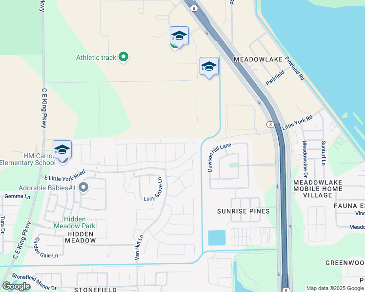 map of restaurants, bars, coffee shops, grocery stores, and more near 13246 Italian Cypress Trail in Houston