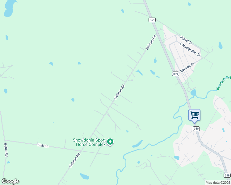 map of restaurants, bars, coffee shops, grocery stores, and more near 7103 Neiman Road in Pattison