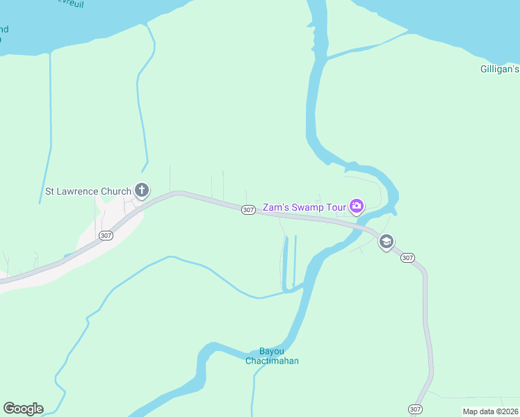 map of restaurants, bars, coffee shops, grocery stores, and more near 122-198 Azalea Drive in Thibodaux
