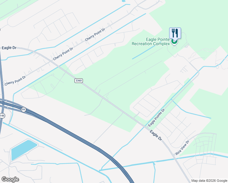 map of restaurants, bars, coffee shops, grocery stores, and more near 11623 Eagle Ridge Drive in Mont Belvieu