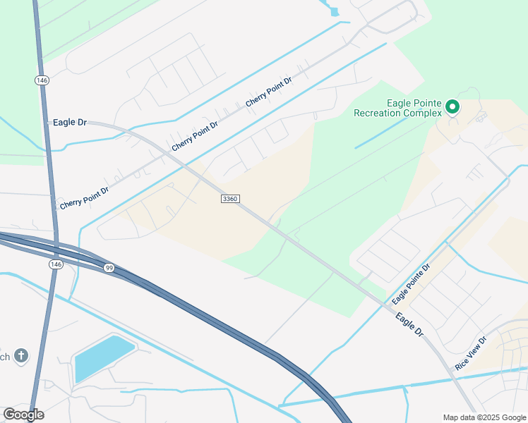 map of restaurants, bars, coffee shops, grocery stores, and more near Farm to Market Road 3360 in Baytown
