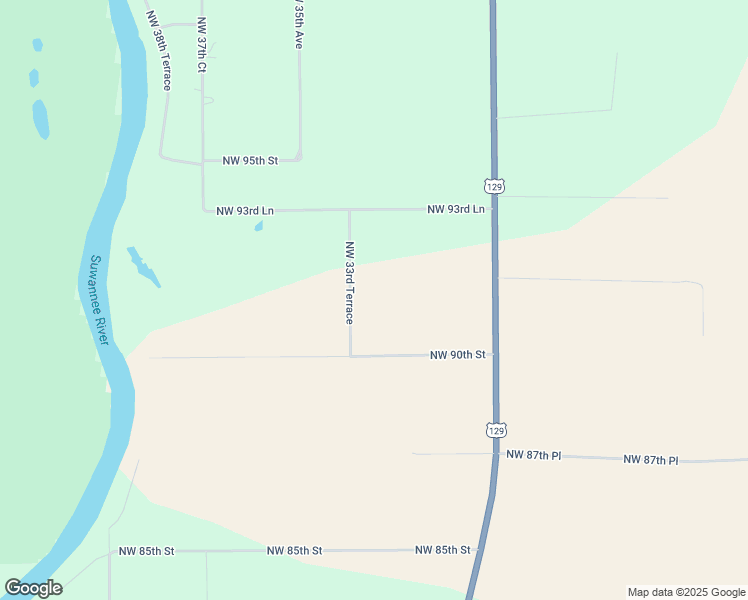 map of restaurants, bars, coffee shops, grocery stores, and more near 9160 Northwest 33rd Terrace in Branford