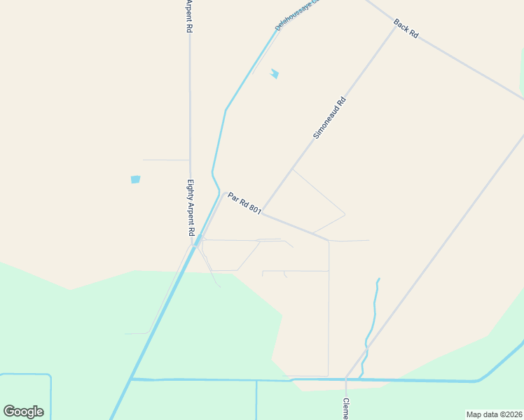 map of restaurants, bars, coffee shops, grocery stores, and more near 12509-13403 Par Road 801 in Jeanerette