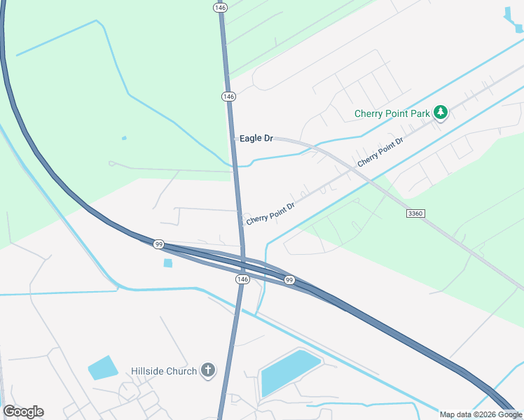 map of restaurants, bars, coffee shops, grocery stores, and more near 11307 Cherry Point Drive in Mont Belvieu